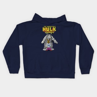 Hulk bunny - retro Kids Hoodie